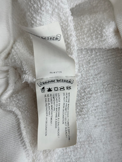 Chrome Hearts White Cross Jacquard Embroidered Sweater