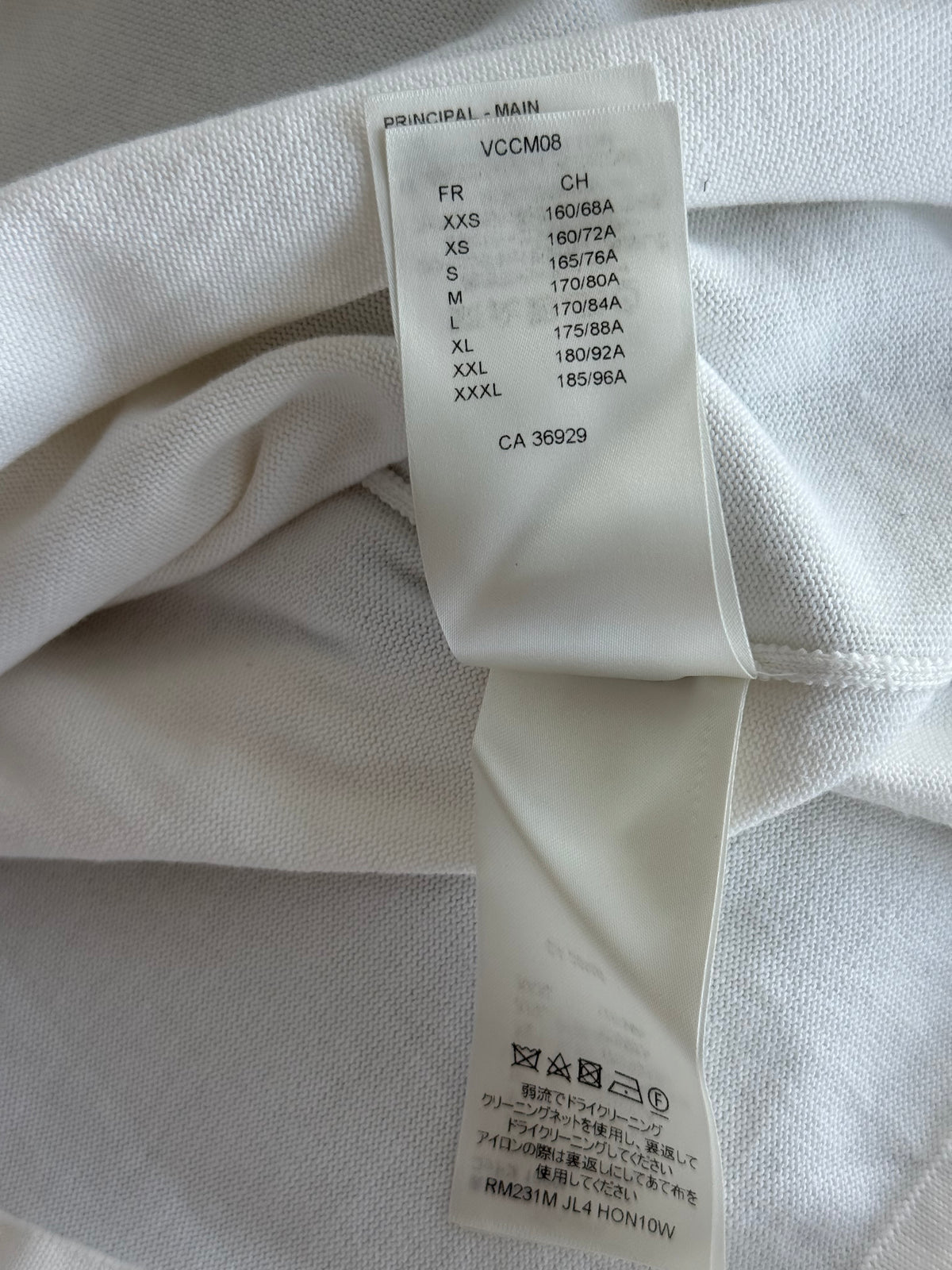 Louis Vuitton White Intarsia Rapper Graphic T-Shirt
