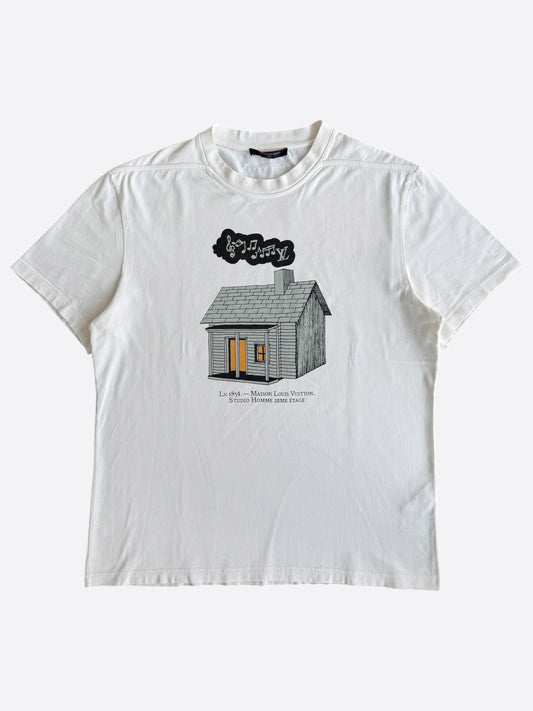 Louis Vuitton White House Graphic T-Shirt