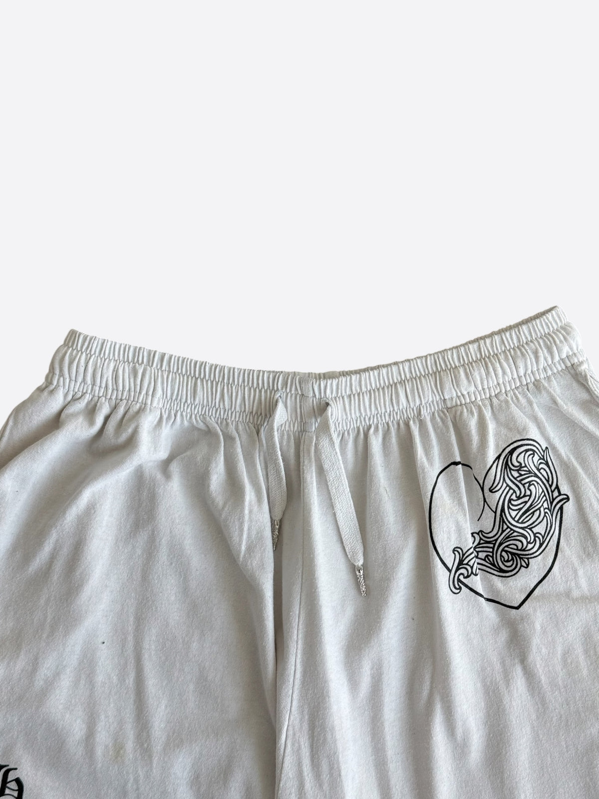 Chrome Hearts White & Multicolor Deadly Doll Sweatpants