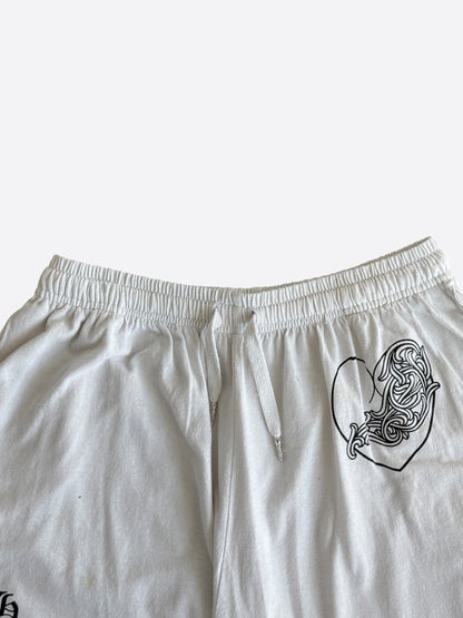 Chrome Hearts White & Multicolor Deadly Doll Sweatpants