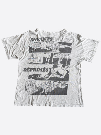 Enfants Riches Deprimes White & Black Private Life Graphic T-Shirt