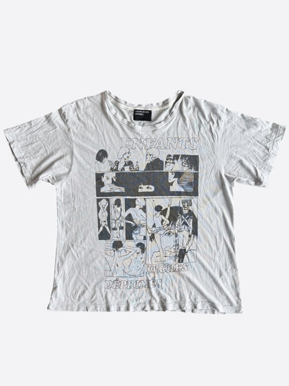 Enfants Riches Deprimes White & Black Private Life Graphic T-Shirt