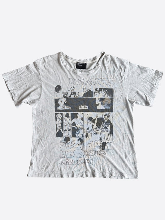 Enfants Riches Deprimes White & Black Private Life Graphic T-Shirt