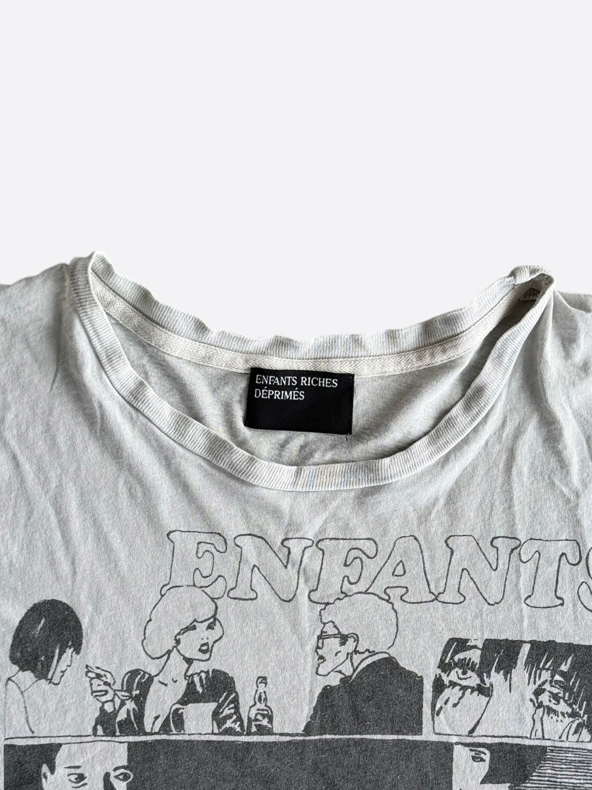 Enfants Riches Deprimes White & Black Private Life Graphic T-Shirt