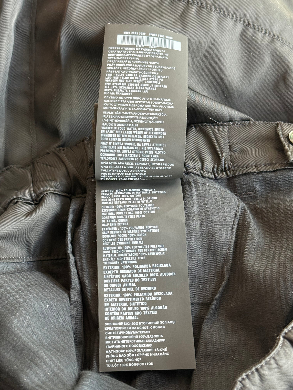 Prada Black Re-Nylon Pants