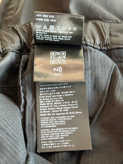 Prada Black Re-Nylon Pants