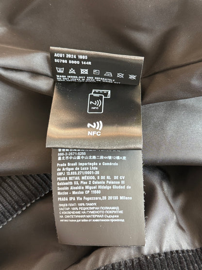 Prada Black Corduroy Overshirt