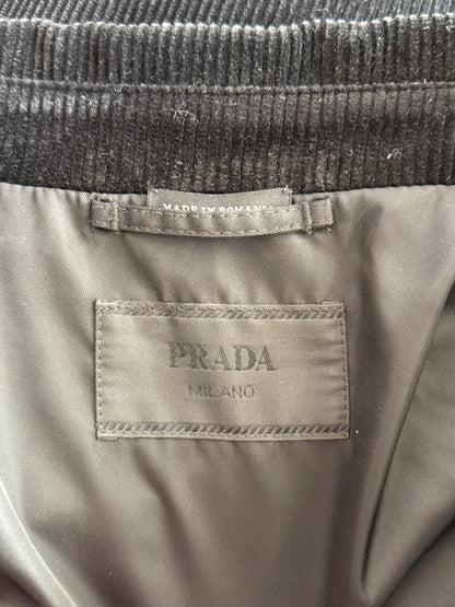 Prada Black Corduroy Overshirt