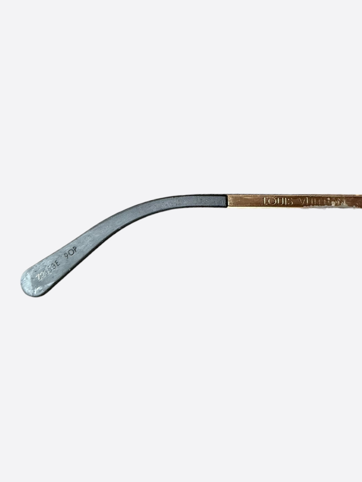 Louis Vuitton Brown & Silver The Party Square Sunglasses