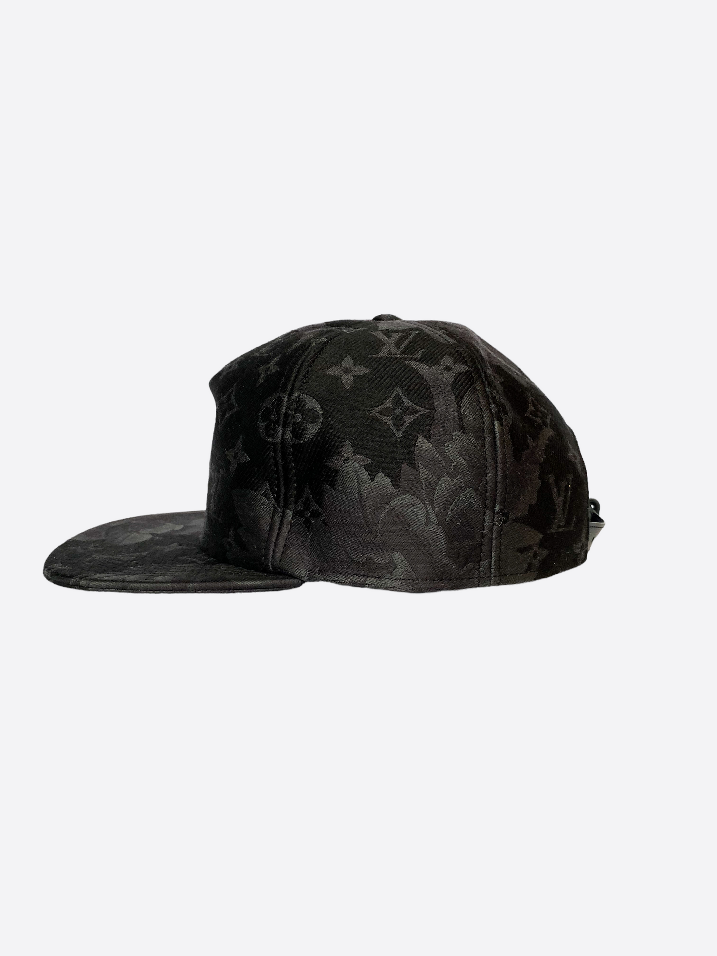 Louis Vuitton Black MNG Flowers Cap