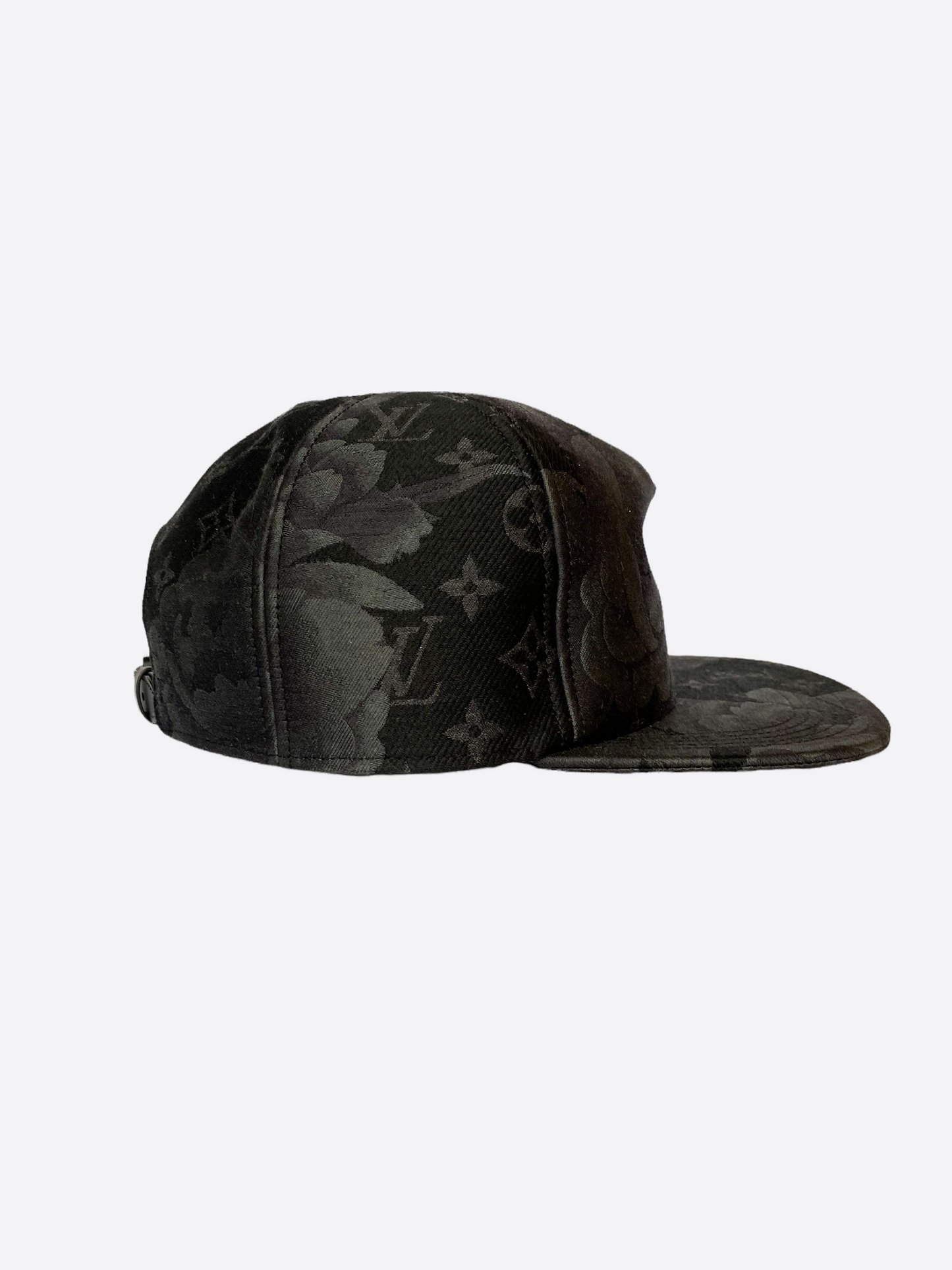 Louis Vuitton Black MNG Flowers Cap