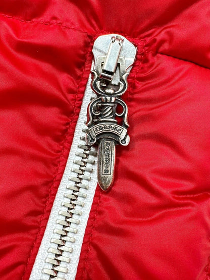 Chrome Hearts Red & White Puffer Jacket