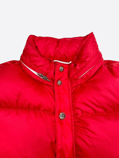 Chrome Hearts Red & White Puffer Jacket