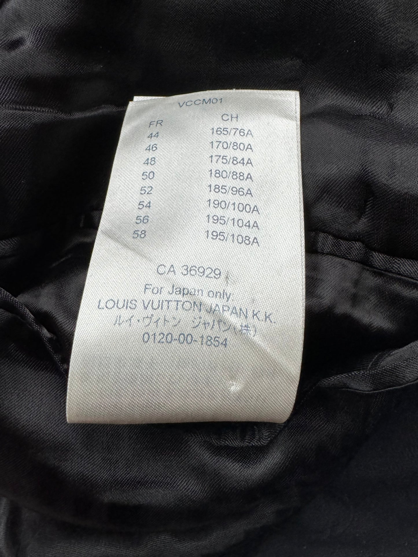 Louis Vuitton Black Monogram Suit Jacket