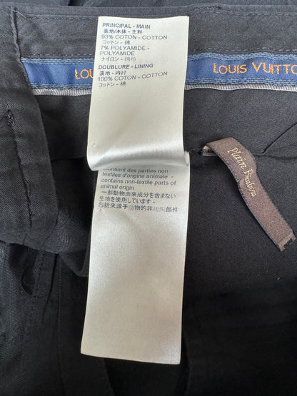 Louis Vuitton Black Monogram Dress Pants