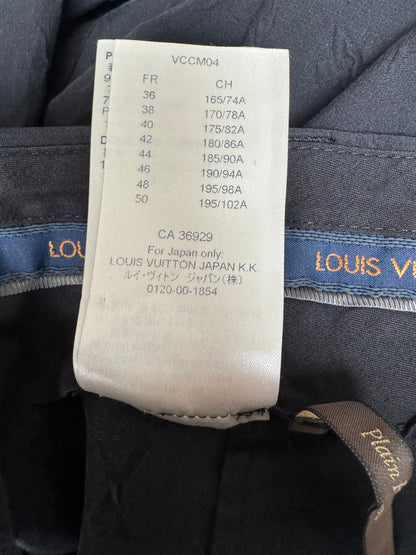 Louis Vuitton Black Monogram Dress Pants