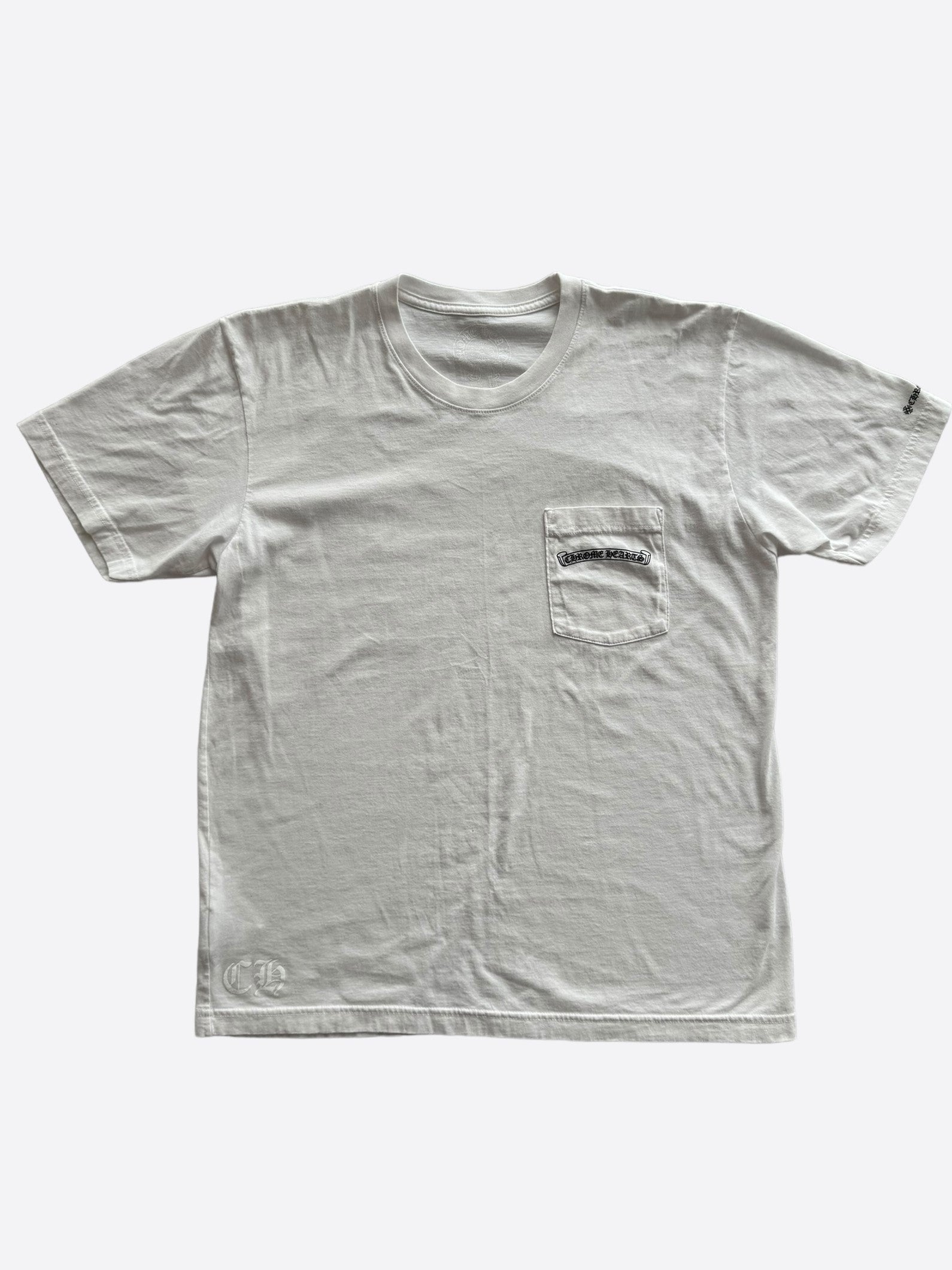 ★Chrome Hearts★Scroll Logo T-Shirt Buy Chrome Hearts Scroll Logo T-Shirt Online at Groupie