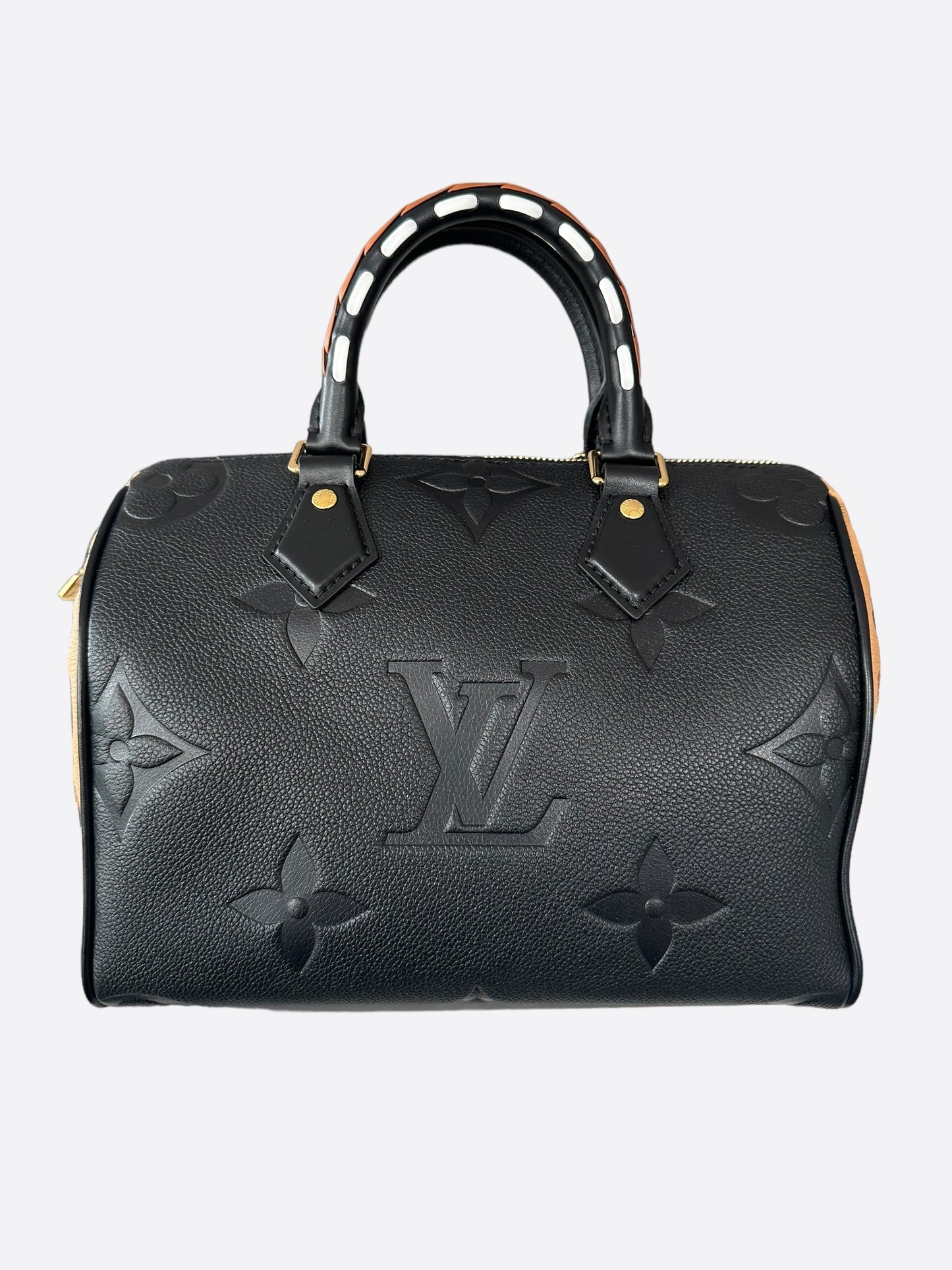 Louis Vuitton Black Empreinte Monogram Wild At Heart Speedy 25