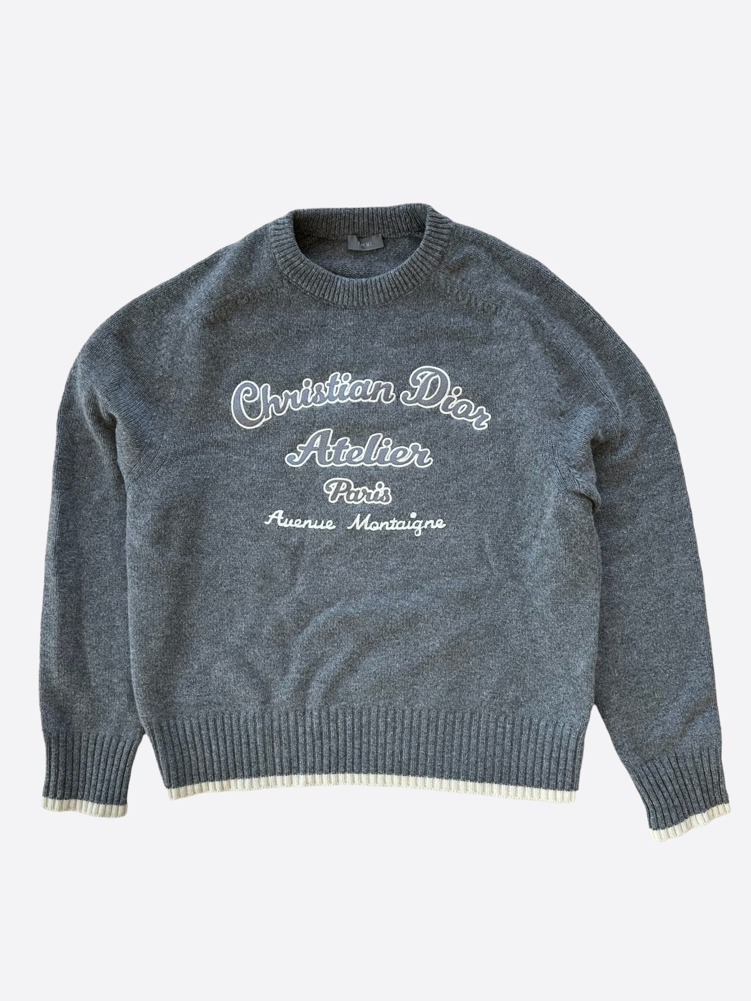 Dior grey sweatshirt on sale