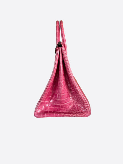 Fuchsia Diamond Croc Birkin Fuchsia Hermes Crocodile Birkin Bag