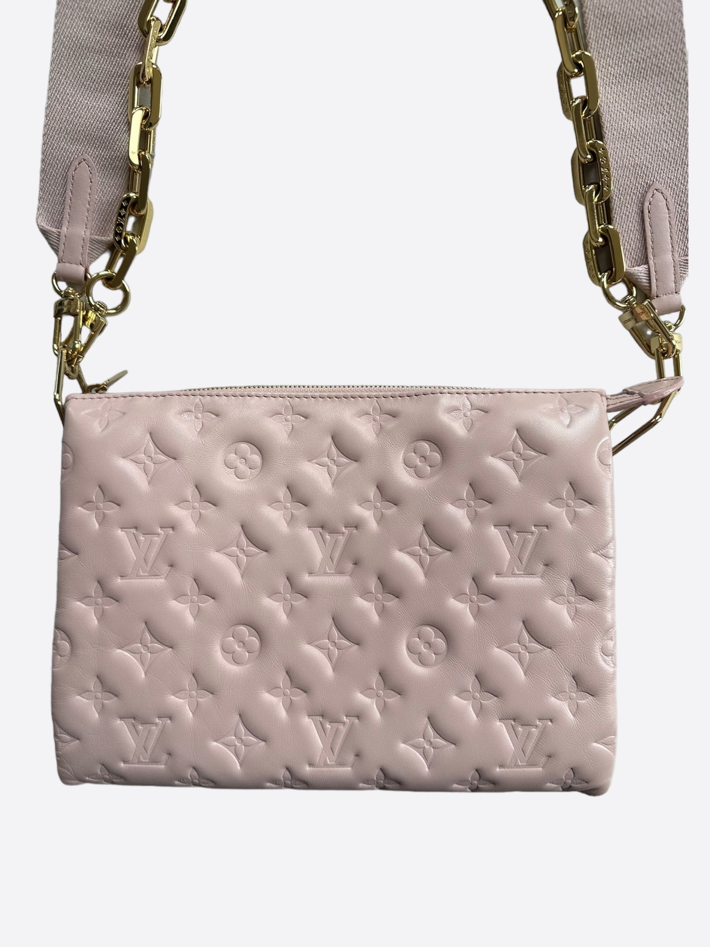 Louis Vuitton Pink Monogram Coussin PM