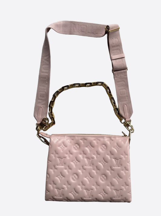 Louis Vuitton Pink Monogram Coussin PM