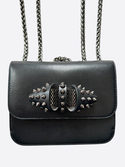 Christian Louboutin Black Spiked Sweet Charity Bag