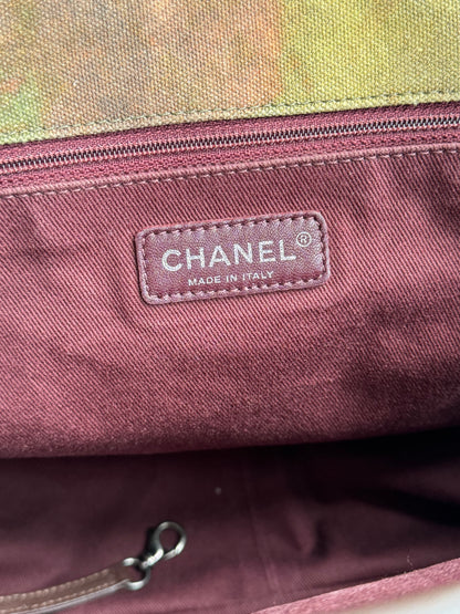 Chanel Khaki Graffiti On The Pavements Messenger Bag