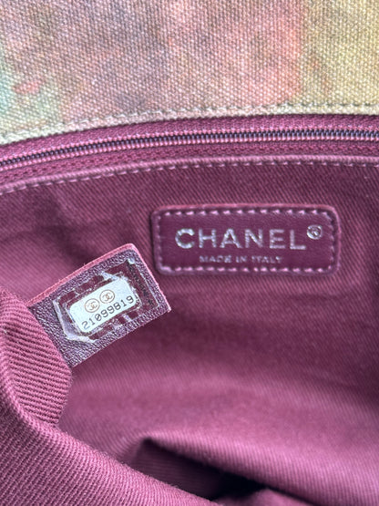 Chanel Khaki Graffiti On The Pavements Messenger Bag