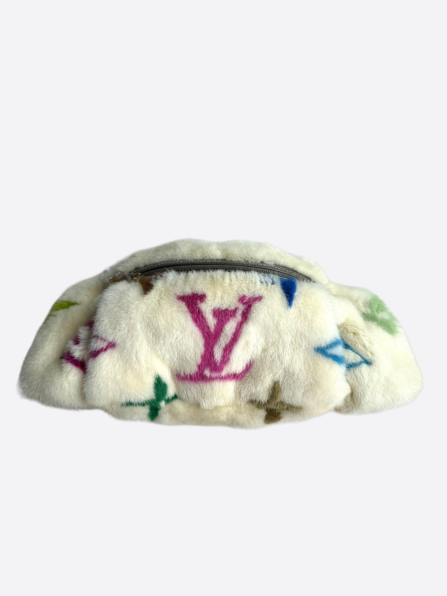 Louis Vuitton Takashi Murakami Multicolor Monogram Mink Bumbag