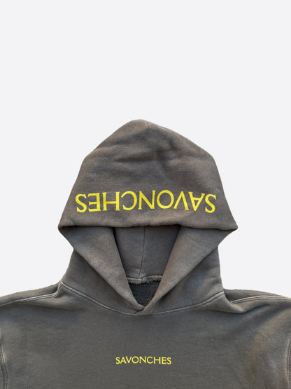 Savonches Brown & Gold Double S Logo Hoodie