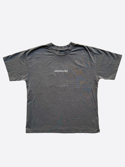 Savonches Grey Tonal Blurred S Logo T-Shirt