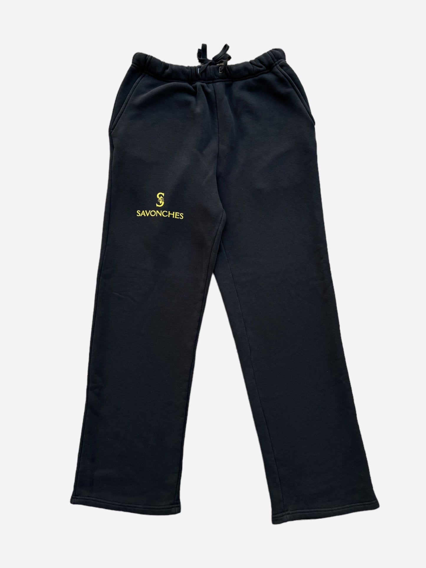 Savonches Black & Gold S Logo Sweatpants