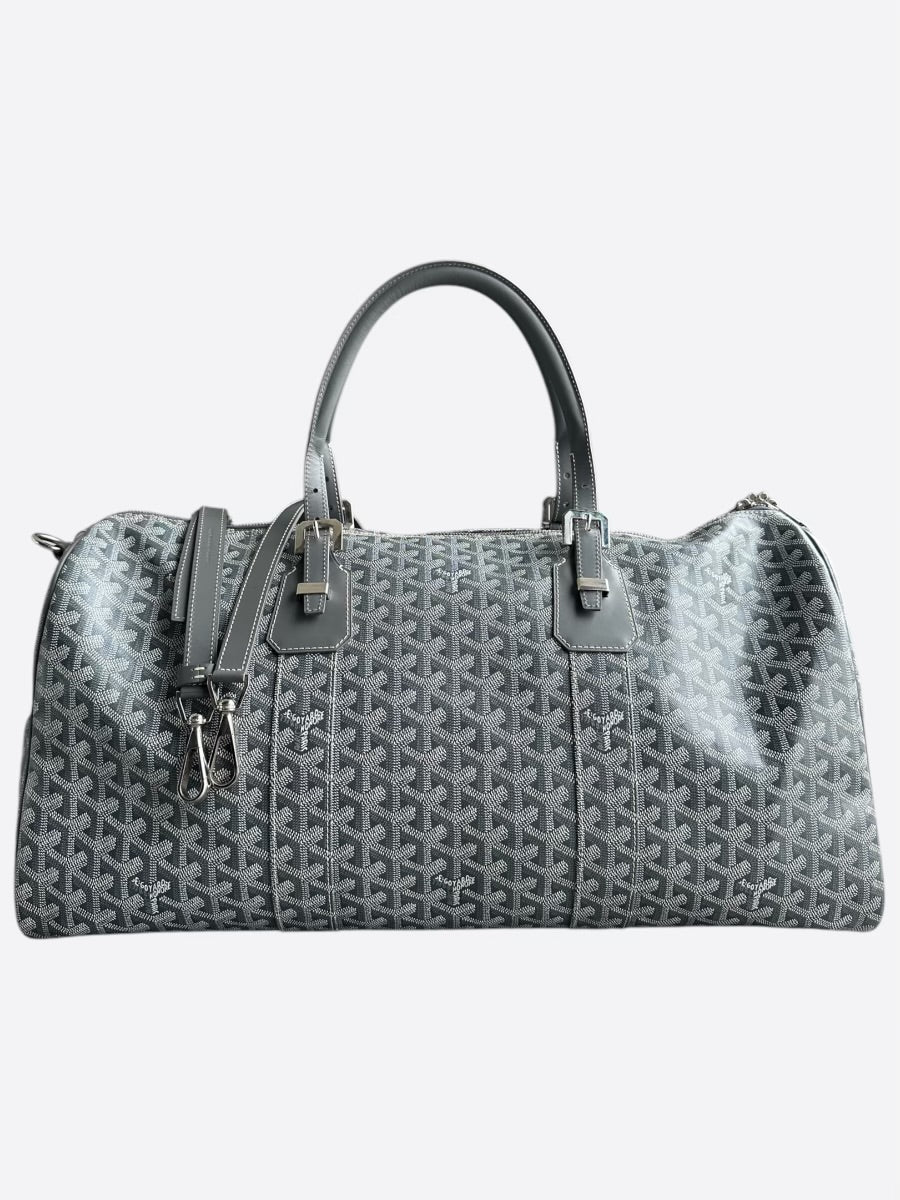 Goyard Grey Boston 50 Duffel Bag