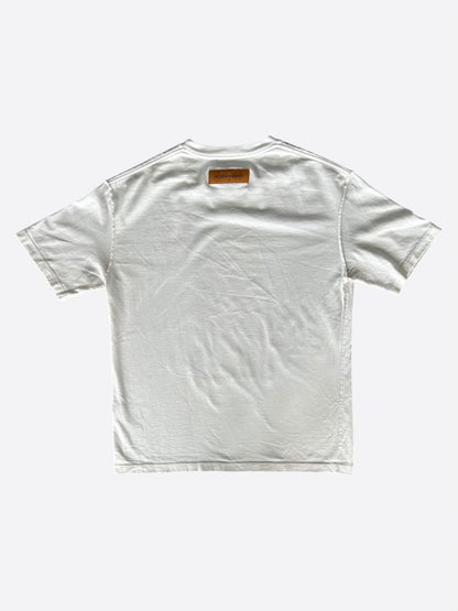 Louis Vuitton White Flower Tapestry T-Shirt