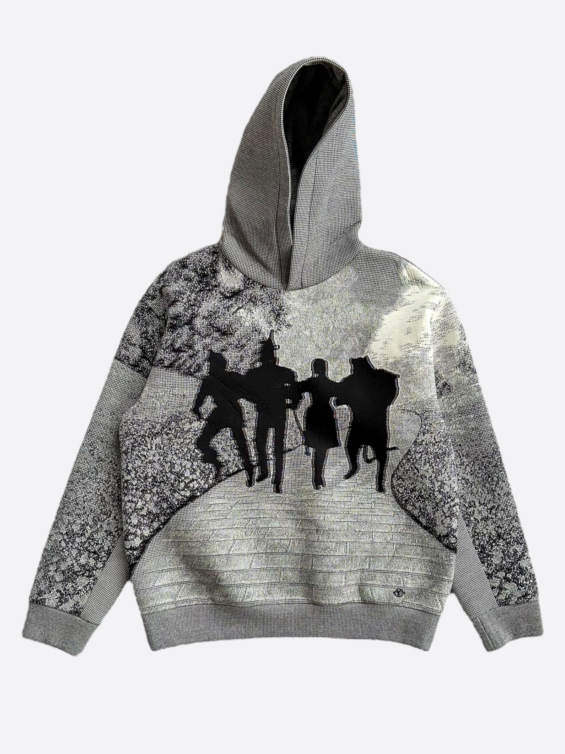 Louis Vuitton Grey Oz Brick Road Hoodie Savonches