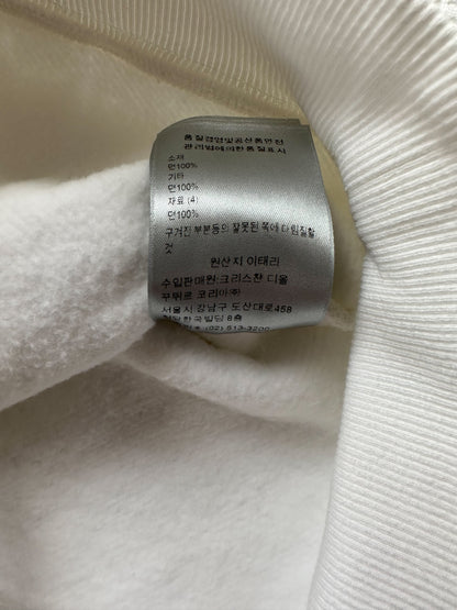 Dior White Oblique Towel Hoodie