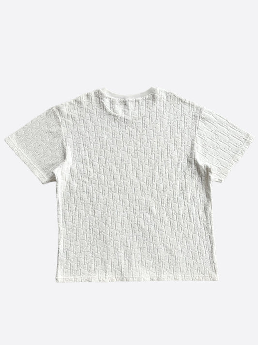 Dior White Oblique Towel T-Shirt