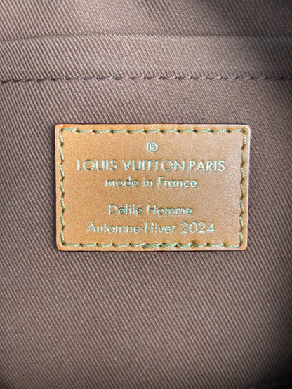 Louis Vuitton Brown Dust Monogram Steamer Messenger Bag