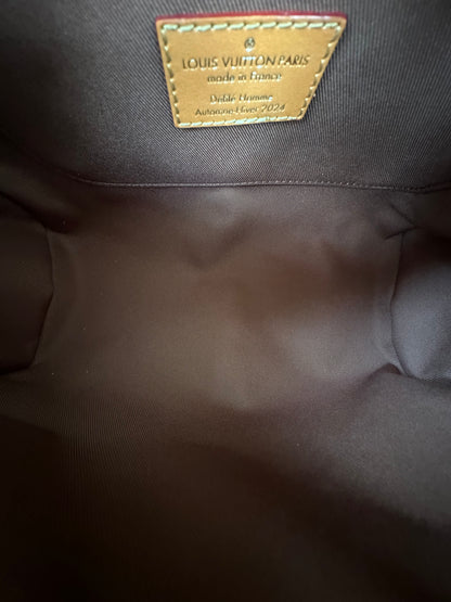 Louis Vuitton Brown Dust Monogram Keepall 25