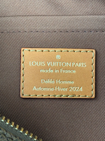 Louis Vuitton Brown Dust Monogram Keepall 25