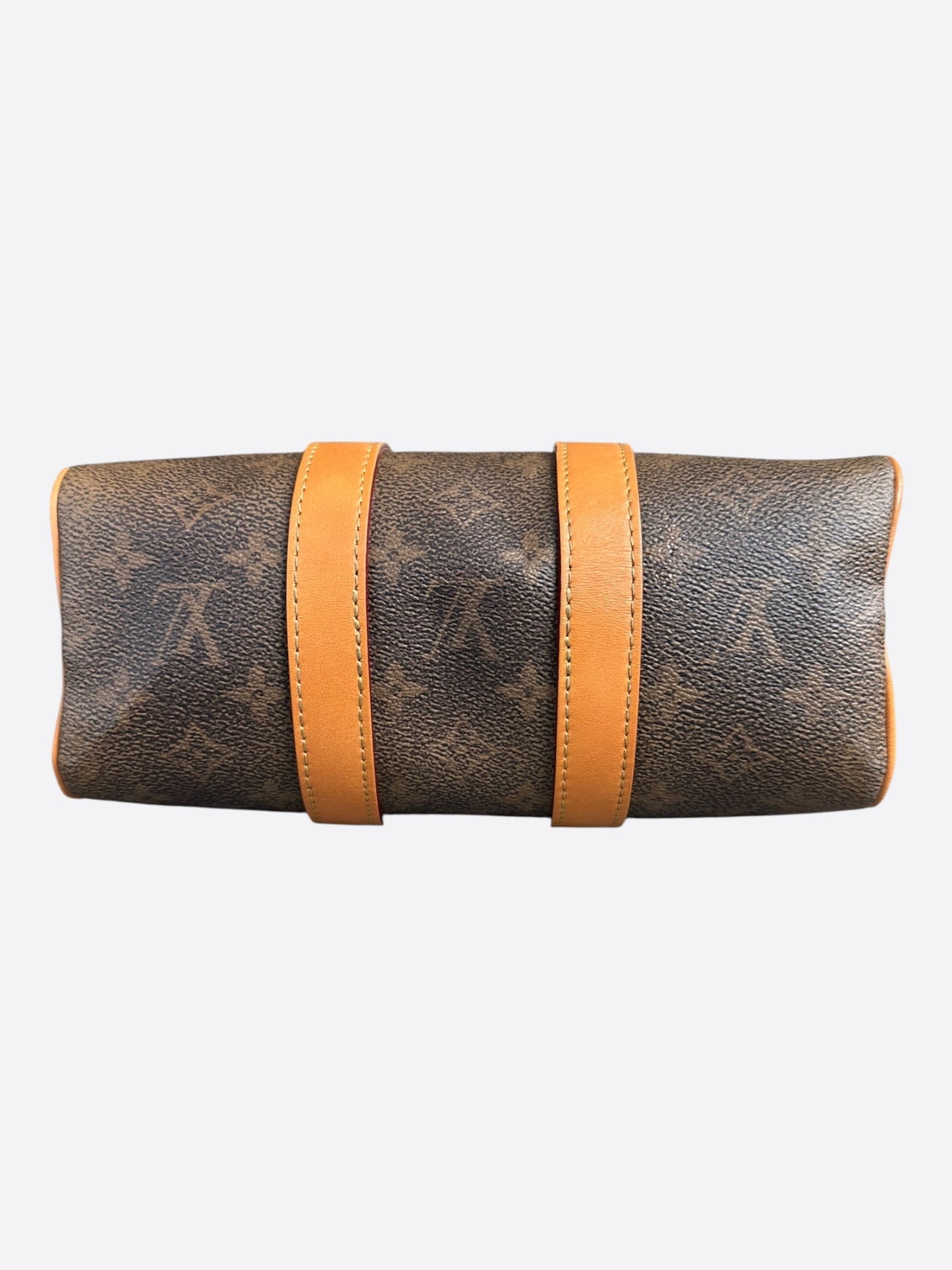 Louis Vuitton Brown Dust Monogram Keepall 25