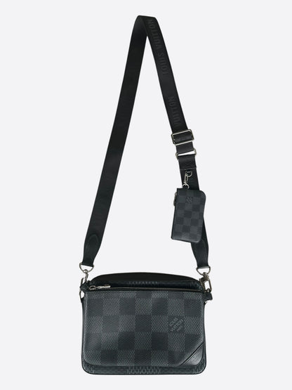 Louis Vuitton Damier Graphite 3D Trio Messenger Bag