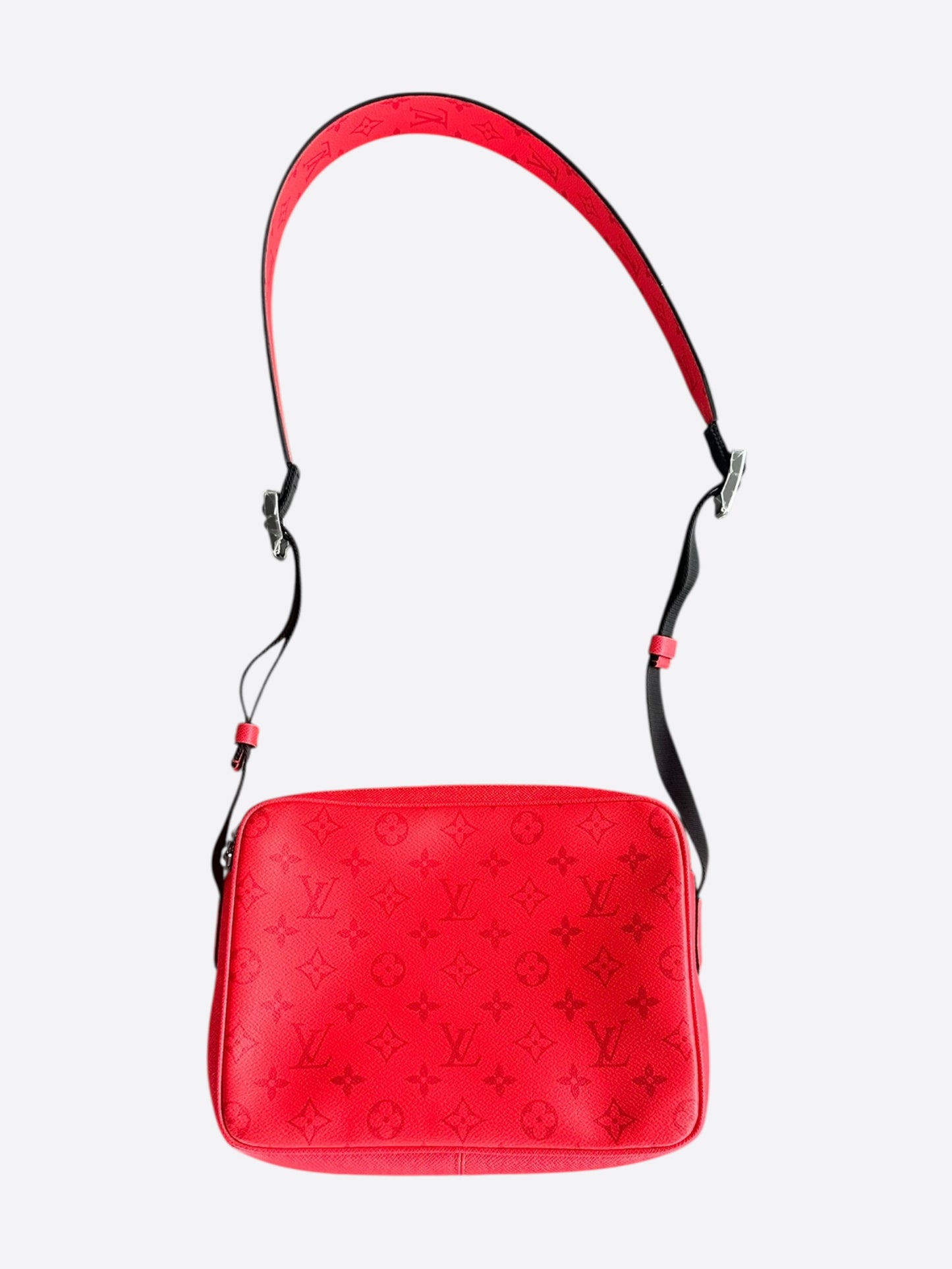 Louis Vuitton Red Monogram Outdoor Messenger Bag