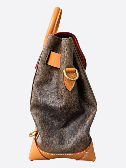Louis Vuitton Brown Dust Monogram Steamer Messenger Bag