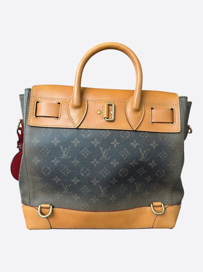 Louis Vuitton Brown Dust Monogram Steamer Messenger Bag