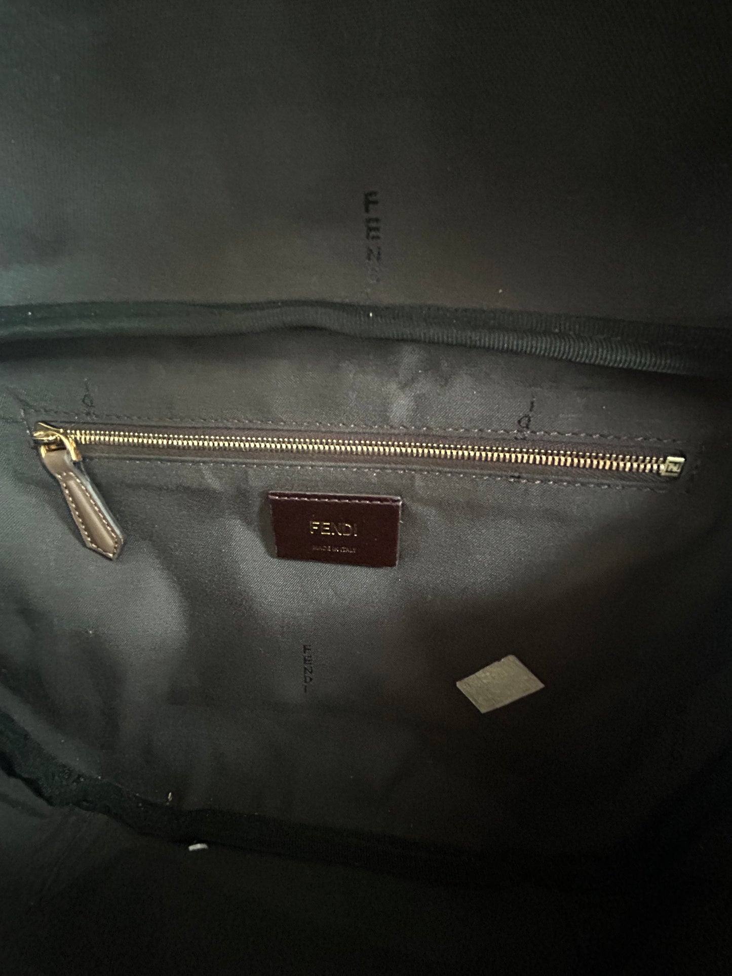 Fendi Fila Brown FF Monogram Bumbag