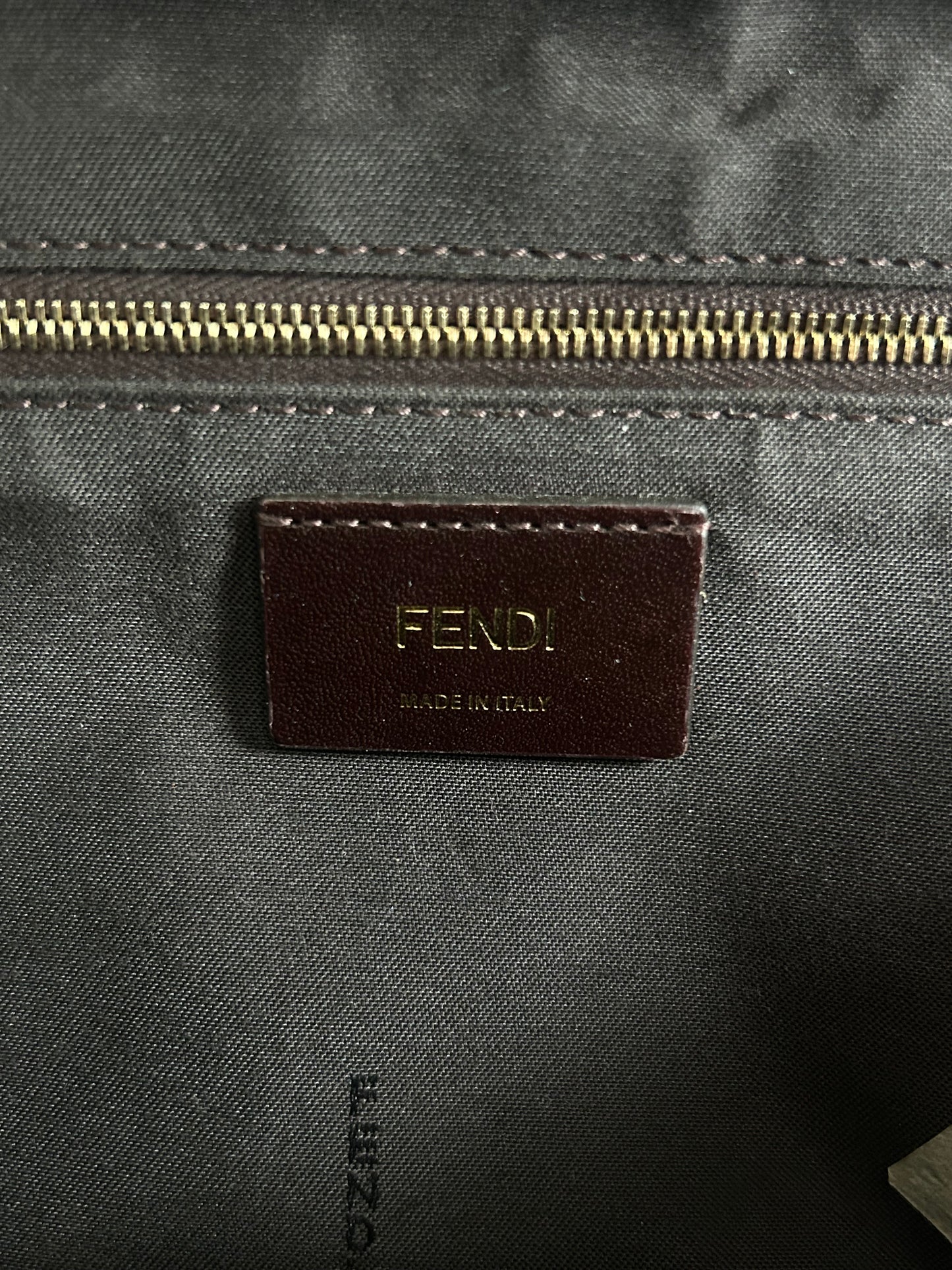 Fendi Fila Brown FF Monogram Bumbag