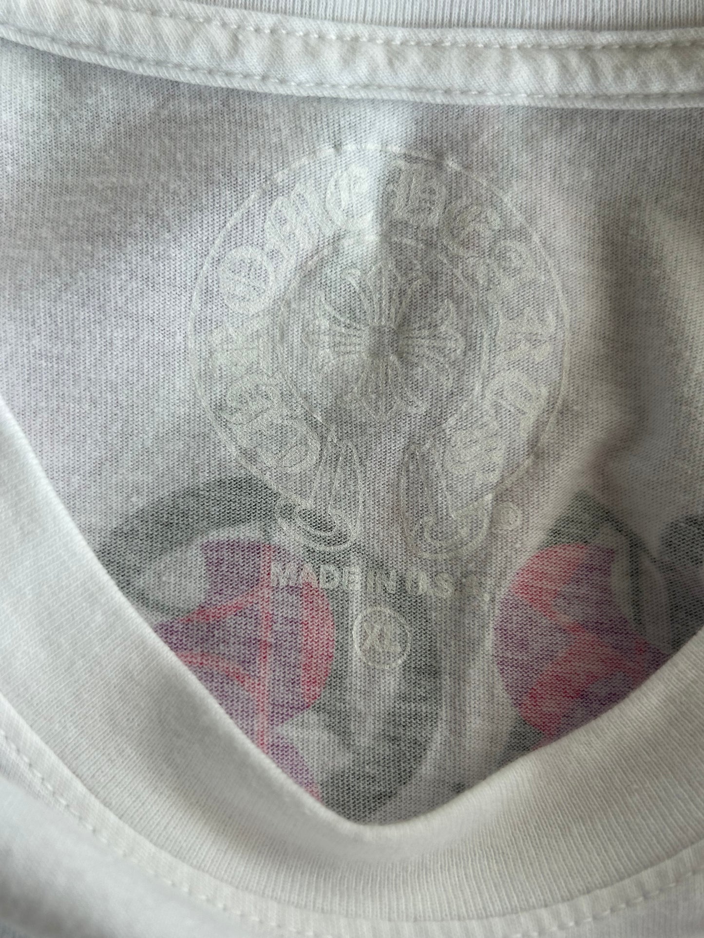 Chrome Hearts White & Purple Dagger Longsleeve T-Shirt